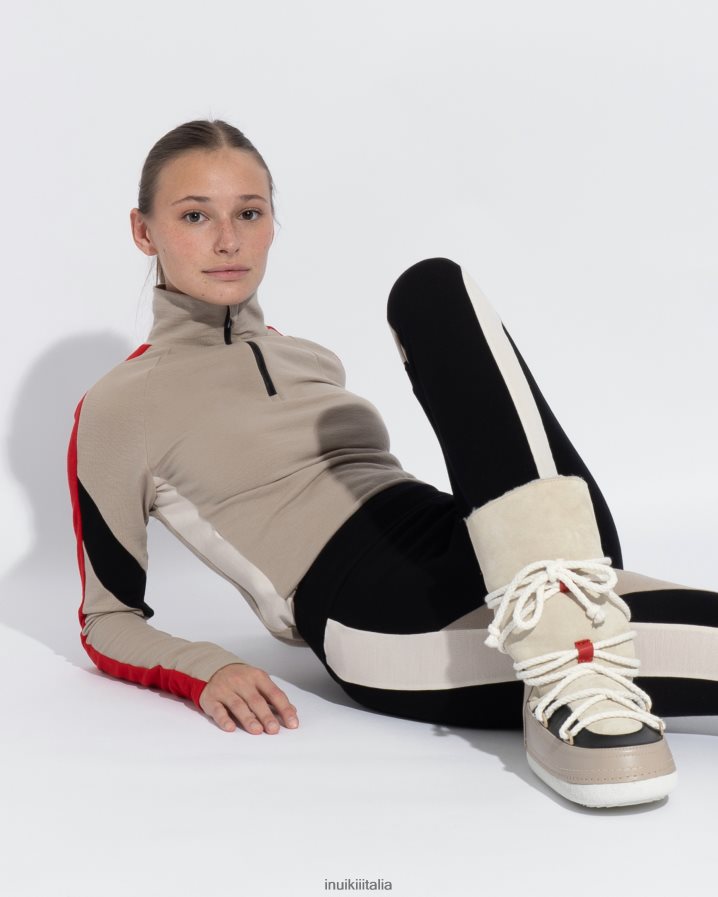 INUIKII x WN donne chiusura lampo abbigliamento sabbia 6FFJHD282