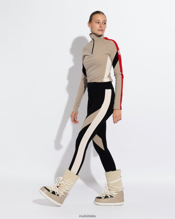 INUIKII x WN donne ghette abbigliamento nero 6FFJHD280