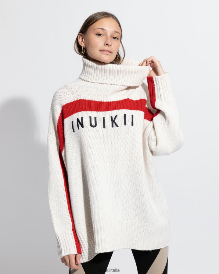 INUIKII x WN donne maglione abbigliamento crema 6FFJHD281