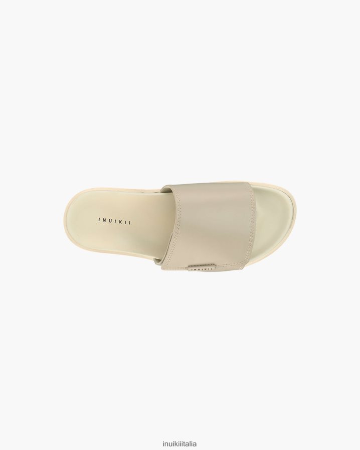 INUIKII uomini pelle con velcro calzature beige 6FFJHD360