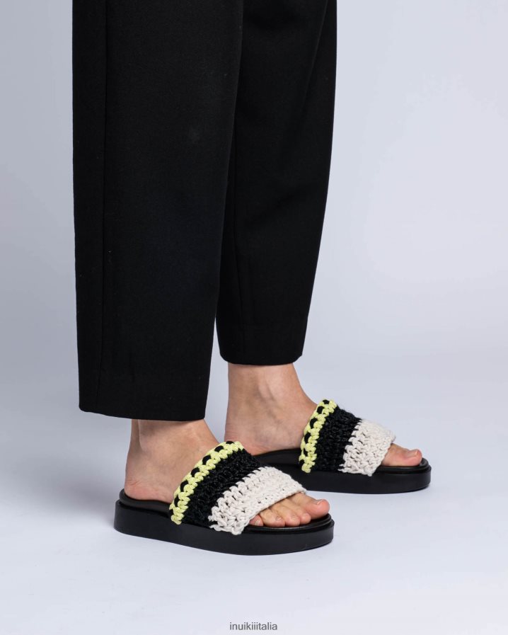 INUIKII donne bianco a maglia larga calzature misurare 6FFJHD87