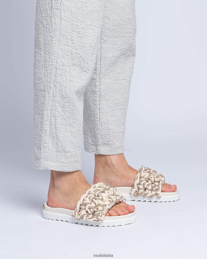 INUIKII donne scivolo multilaccio calzature beige 6FFJHD90