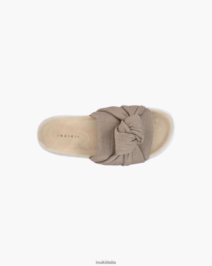 INUIKII donne nodo 23 calzature tortora 6FFJHD76