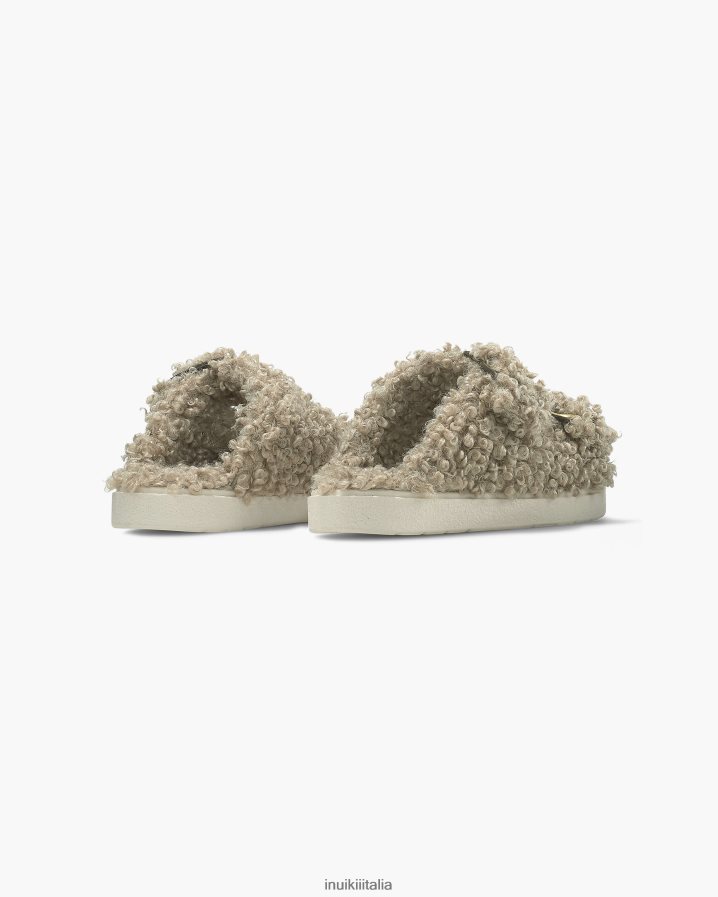 INUIKII donne fibbia vegana calzature beige 6FFJHD97