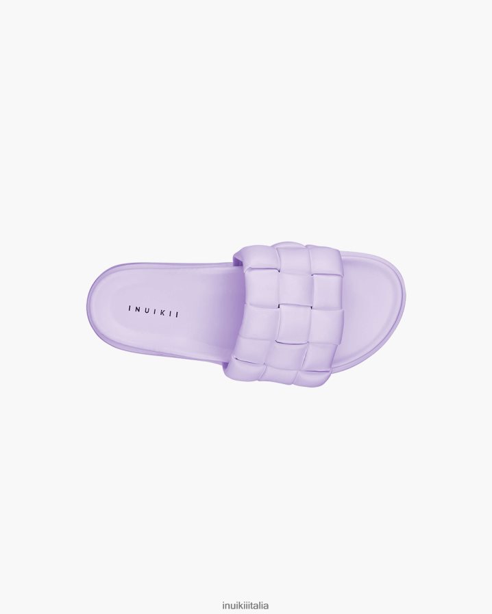 INUIKII donne intrecciato vegano calzature viola 6FFJHD93