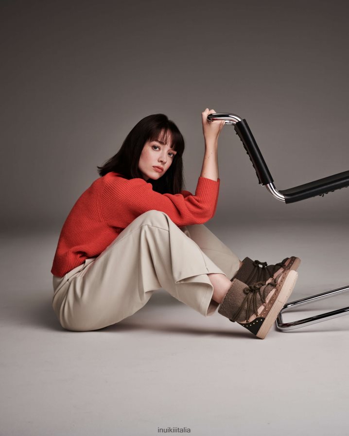 INUIKII donne roccia riccia calzature oliva 6FFJHD164