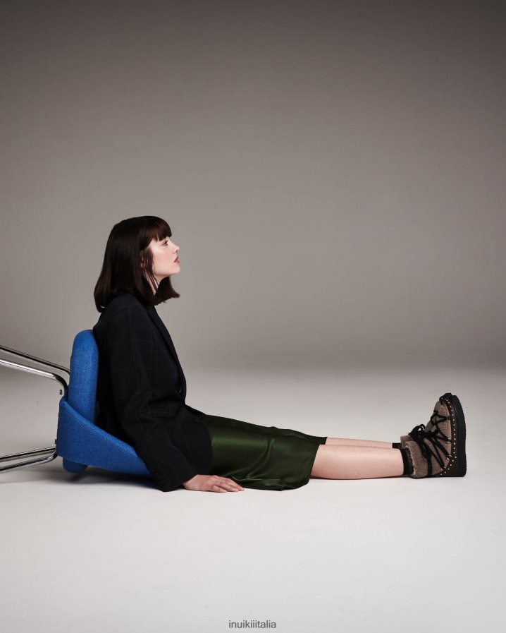 INUIKII donne roccia riccia calzature tortora 6FFJHD172