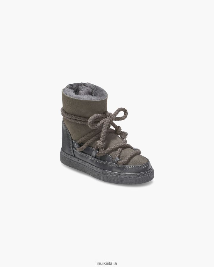 INUIKII bambini scarpa da ginnastica classica calzature grigio scuro 6FFJHD391