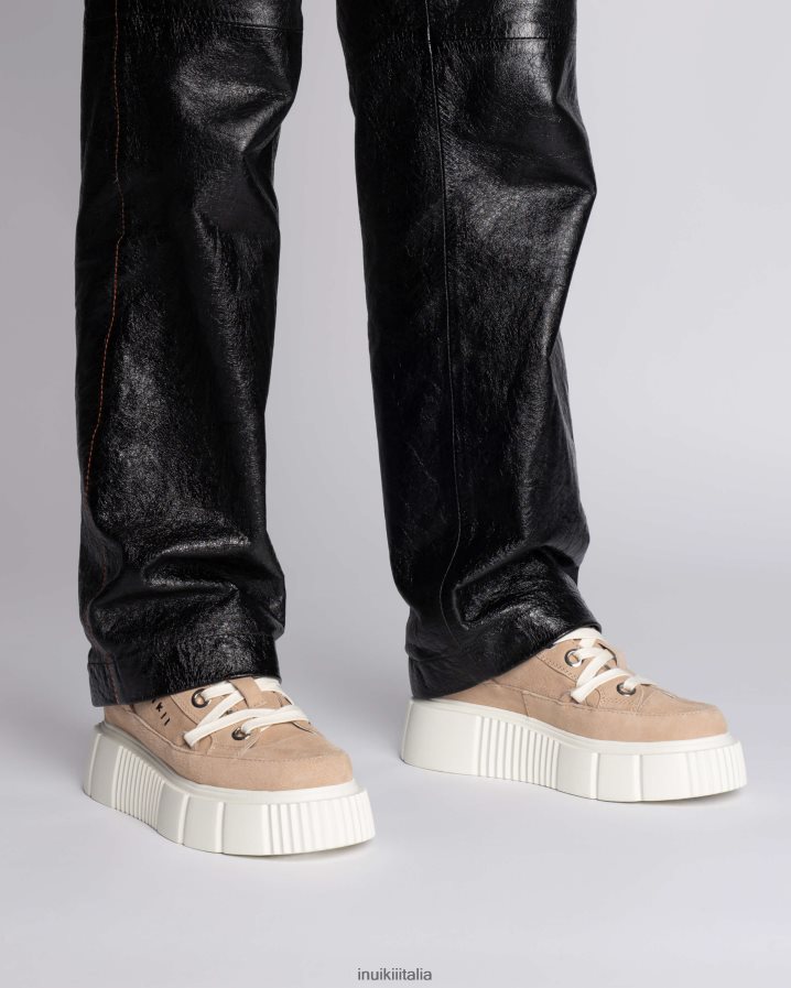 INUIKII donne matilda scamosciata bassa calzature beige 6FFJHD53