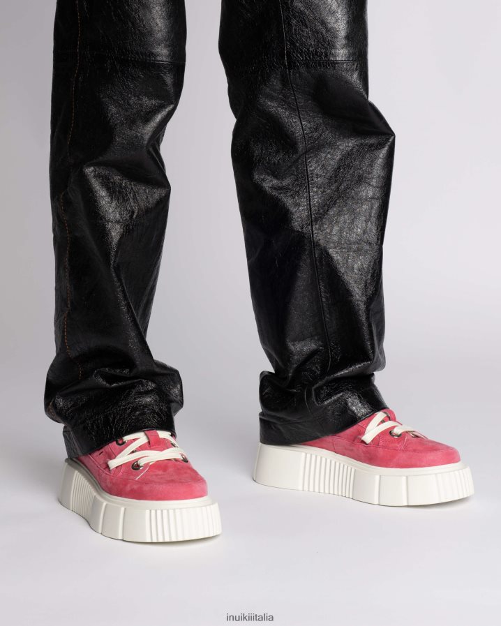 INUIKII donne matilda scamosciata bassa calzature rosa 6FFJHD55