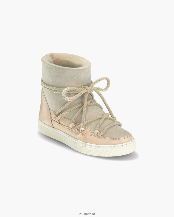 INUIKII donne scarpa da ginnastica classica calzature peonia d'argento 6FFJHD139