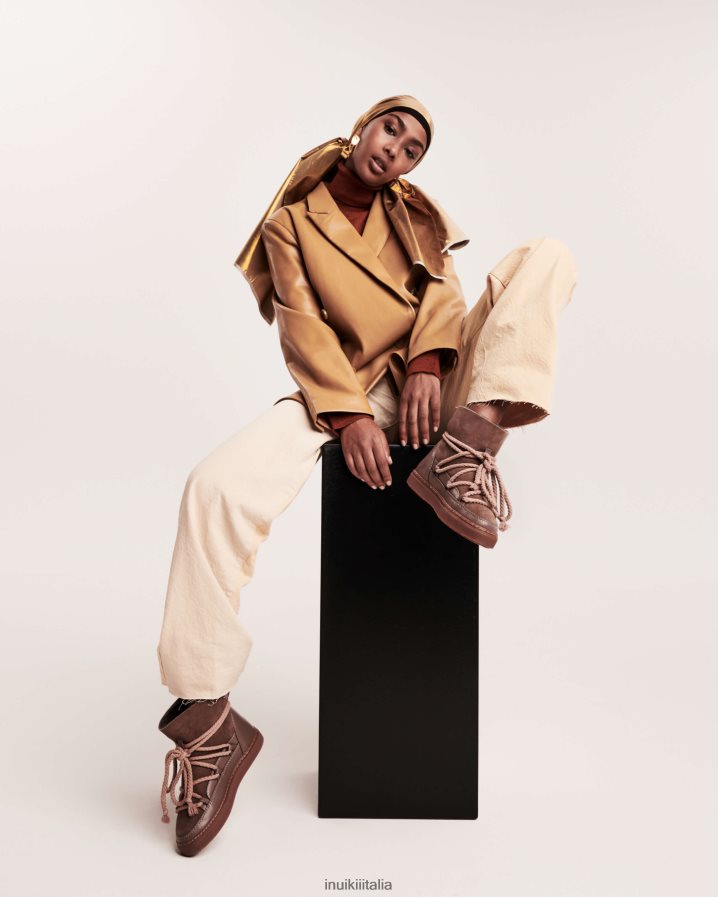 INUIKII donne scarpa da ginnastica classica calzature tortora 6FFJHD137