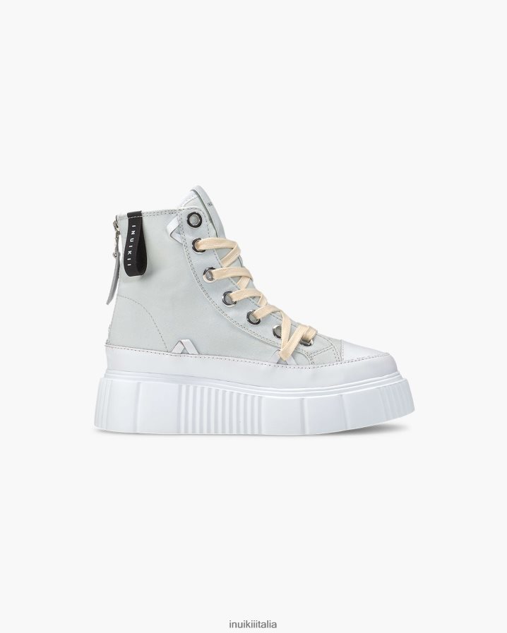 INUIKII donne tela matilde alta 23 calzature grigio chiaro 6FFJHD37