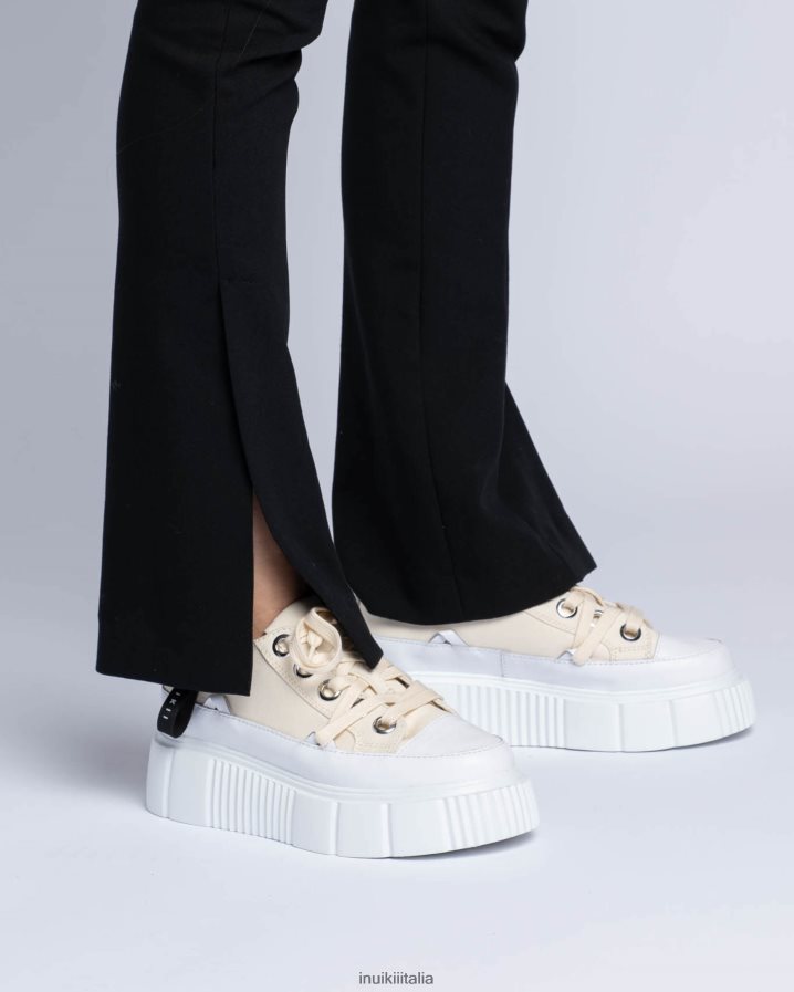 INUIKII donne tela matilde bassa 23 calzature beige 6FFJHD45