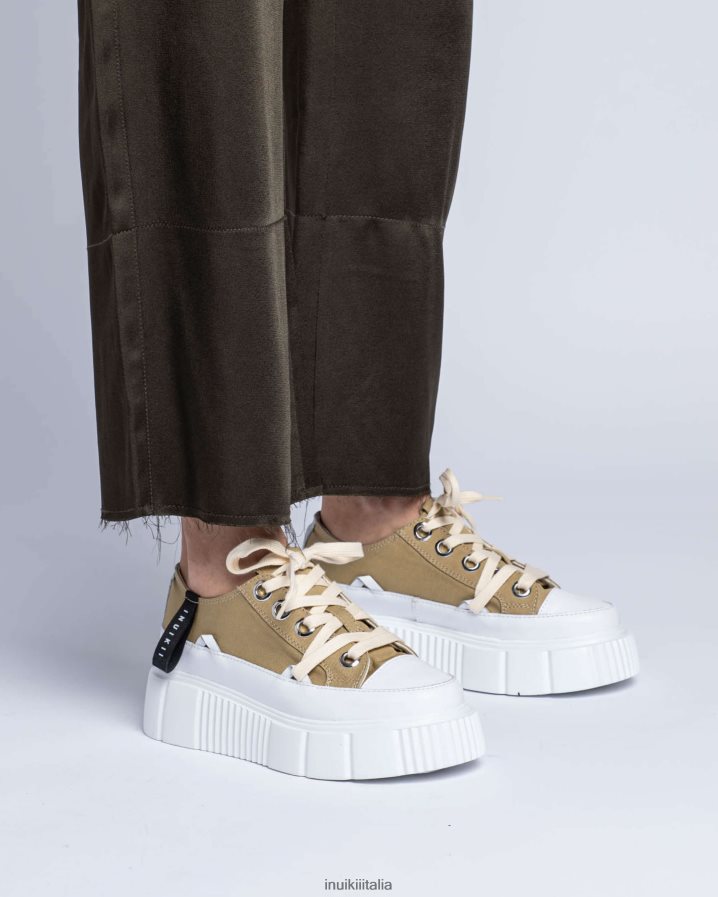 INUIKII donne tela matilde bassa 23 calzature verde 6FFJHD42