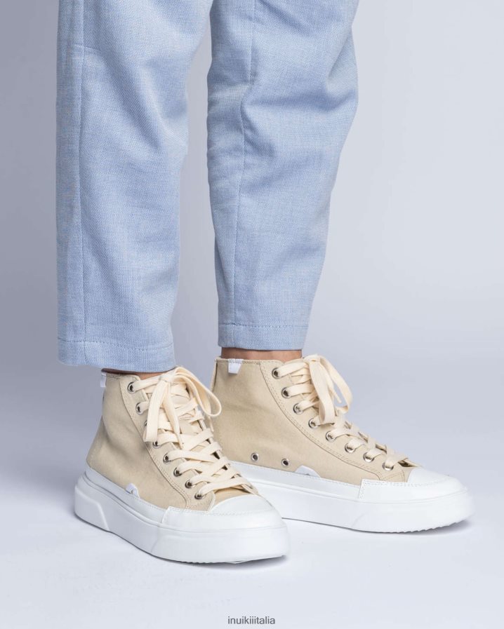 INUIKII uomini tela lex alta calzature beige 6FFJHD328