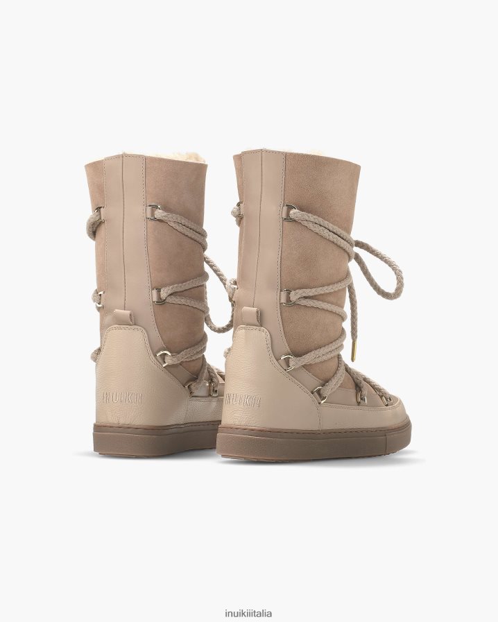 INUIKII donne classica allacciata alta calzature amaretto 6FFJHD128