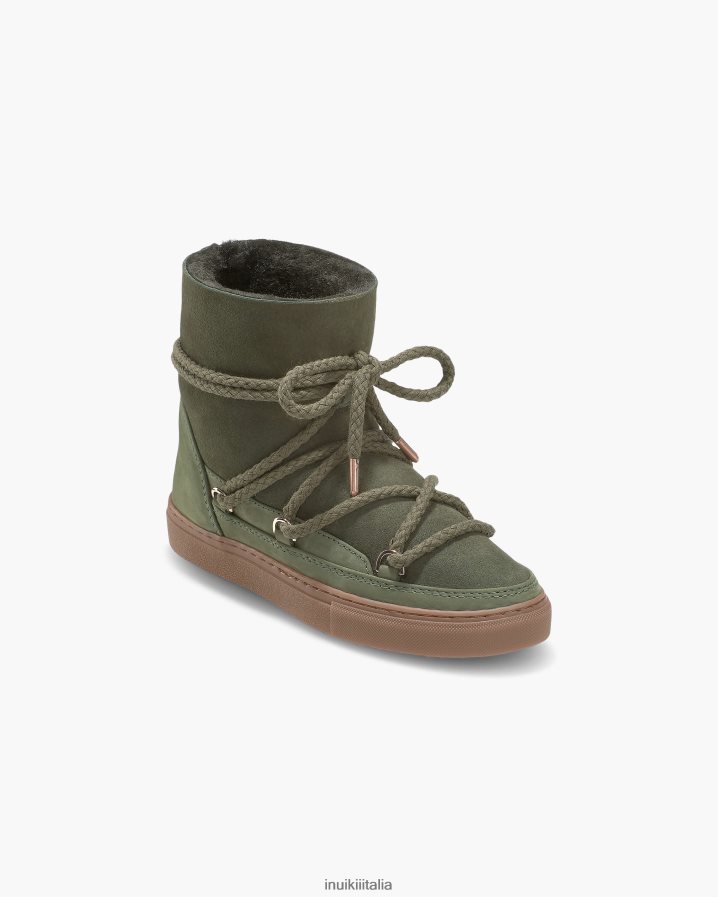 INUIKII donne nabuk classico calzature verde 6FFJHD131