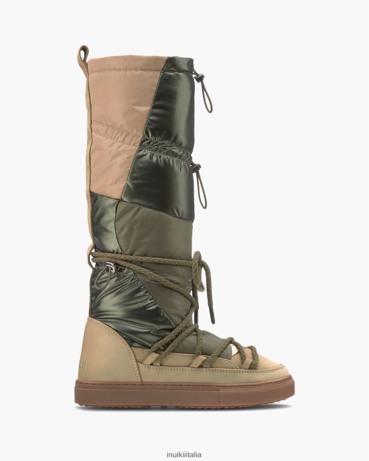 INUIKII donne palla alta calzature verde 6FFJHD237