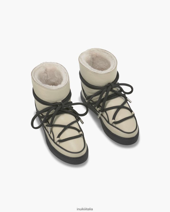 INUIKII donne pastello in piena pelle calzature beige 6FFJHD200