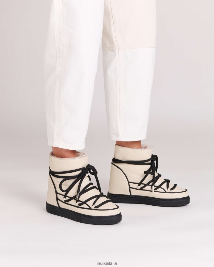 INUIKII donne pastello in piena pelle calzature beige 6FFJHD200