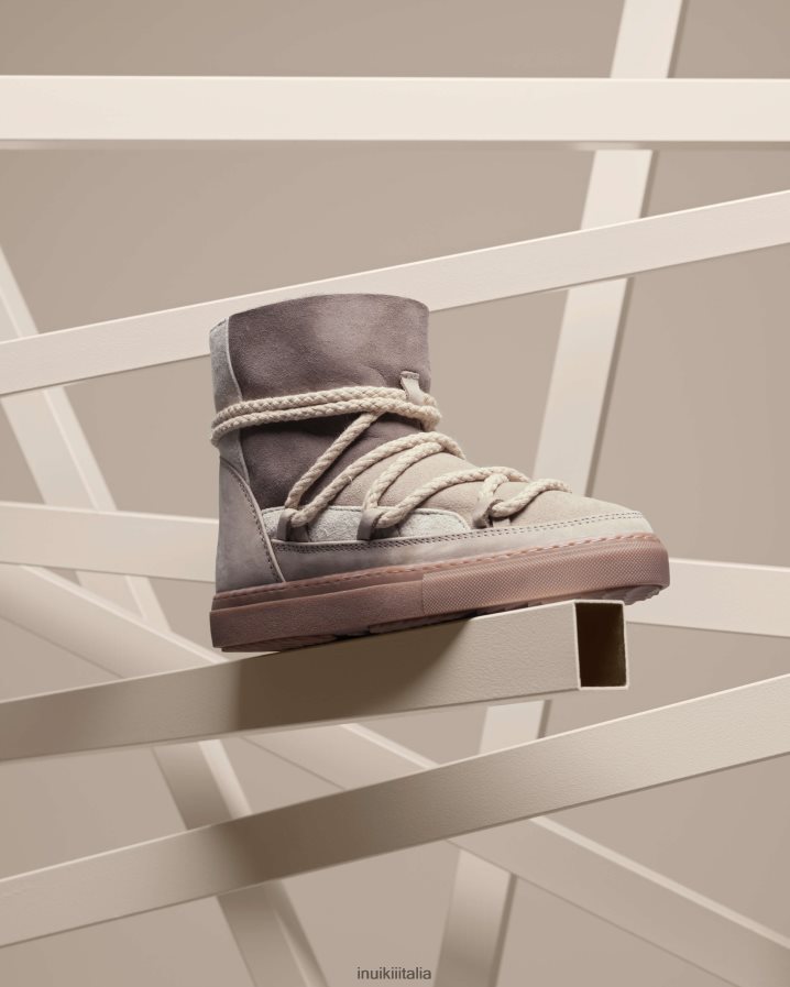 INUIKII donne patchwork calzature beige 6FFJHD232