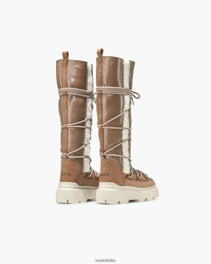 INUIKII donne resistenza accogliente alta calzature marrone 6FFJHD176