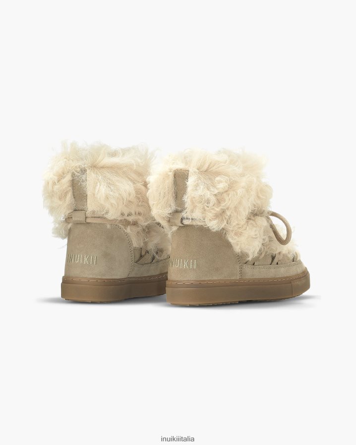 INUIKII donne ricci lunghi calzature beige 6FFJHD217