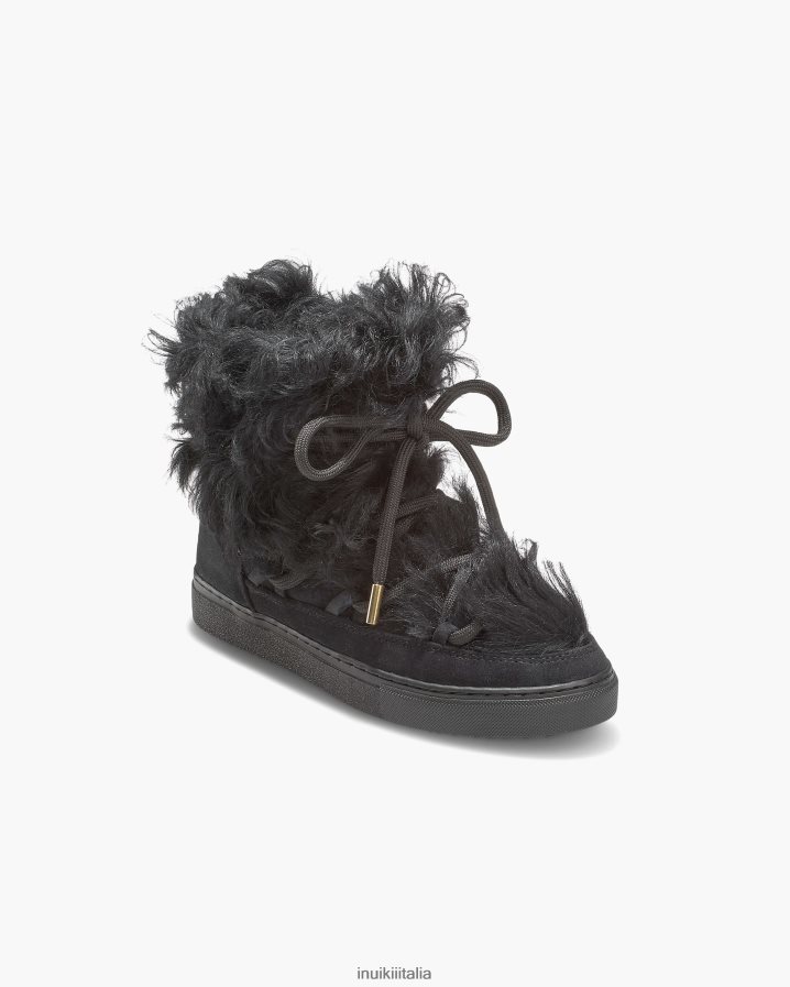 INUIKII donne ricci lunghi calzature nero 6FFJHD216