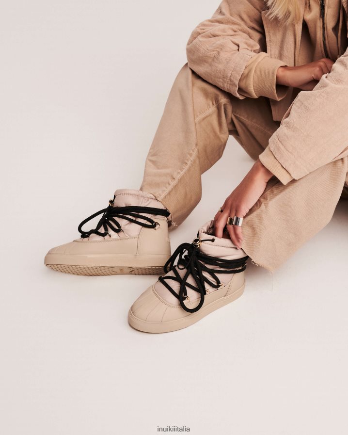 INUIKII donne tecnico basso calzature beige 6FFJHD251