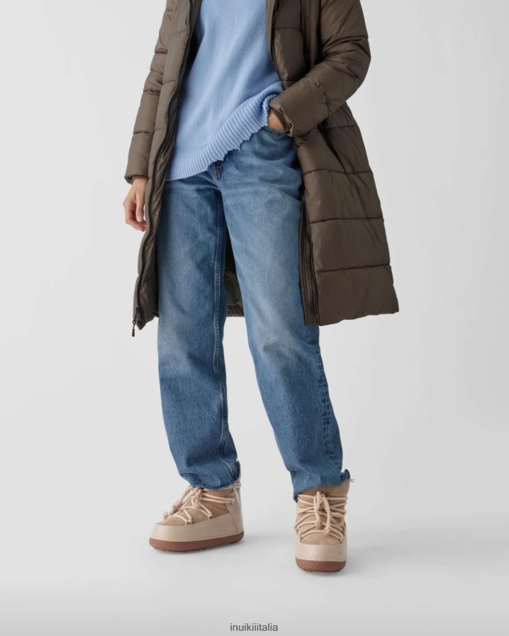 INUIKII donne stivale classico calzature beige 6FFJHD119