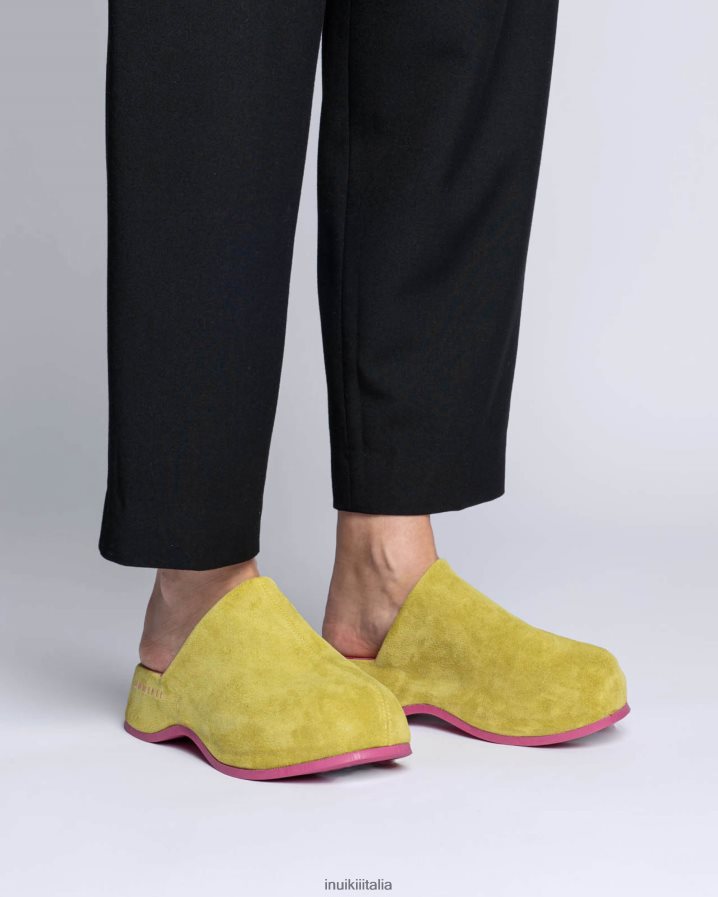 INUIKII donne sabot venezia calzature verde oliva 6FFJHD63